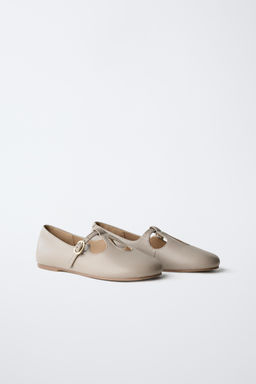 LEATHER BALLERINAS - Zara фото 2