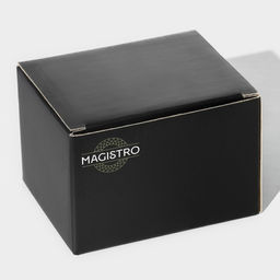 Кружка стеклянная Magistro Валенсия, 330 мл, 108 см  фото 8