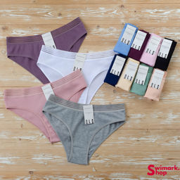 Трусики женские бикини в рубчик TP-10224, RIB, Bikini