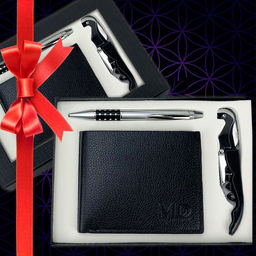 Подарочный набор для мужчин с аксессуарами 3в1 ,20x14x2,5см