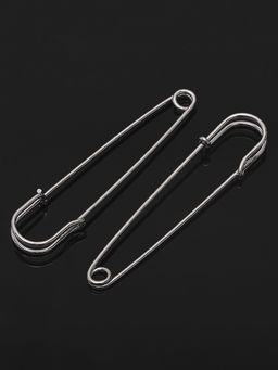 Цена за 2 шт. Булавка 8?1.5 см (набор 2 шт.), СМ-208, серебра