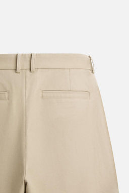 STRAIGHT-LEG PLEATED TROUSERS - Zara фото 9