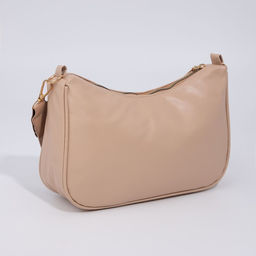 Сумка-багет на молнии, цвет бежевый - Simaland фото 2