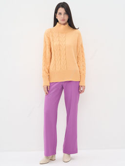 Свитер женский 9232-94016. 297 персиковый крем