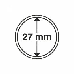 Капсула CAPS для монет диаметром 27 мм LEUCHTTURM 337997/316114