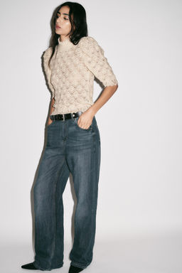 ROMANTIC RIB KNIT JUMPER - Zara фото 3