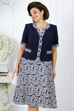 Платье Ninele 7431-Р темно-синий - Mira fashion фото 170