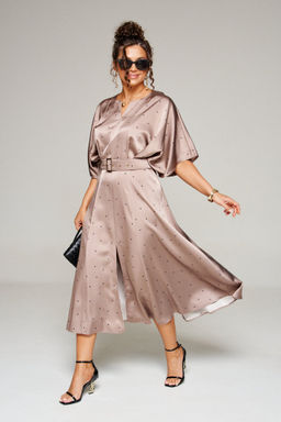 Платье 6342 какао+горох, Платье - B&F фото 4