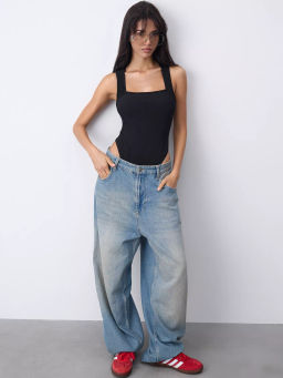 Боди в рубчик