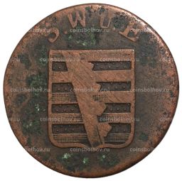 3 пфеннига 1807 года Германские государства Саксен-Веймар-Айзенах