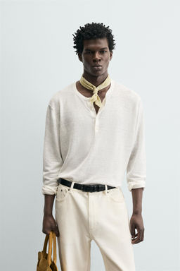 JERSEY CUELLO PANADERO 100% C??AMO / Blanco - Zara фото 2