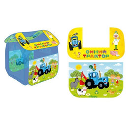 Палатка дет. 105*80*83см "Синий Трактор" (GFA-BT-2-R, 383582) в сумке