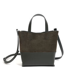 Женская сумка, замша/кожа, MIRONPAN 521215 Темно-зеленый