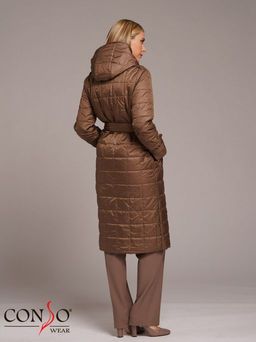 Conso/SL 210107 - hazelnut Утепленное Пальто  фото 7