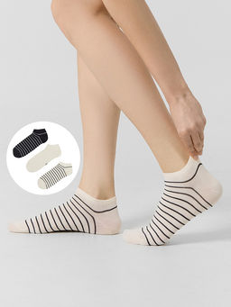 Носки женские Mark Formelle набор 3 пары молочный