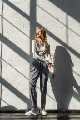 Брюки Орни (светло-серый) - Nadi bordo фото 4