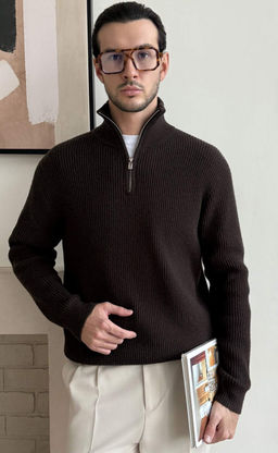 Джемпер F310-0515 brown - Fine joyce фото 2