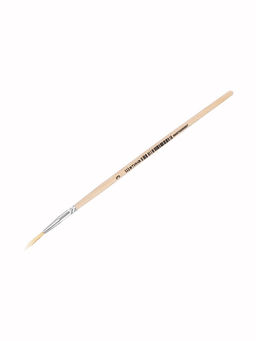 Цена за 10 шт. Кисть для рисования, щетина, № 3, круглая, деревянная ручка, международный размер