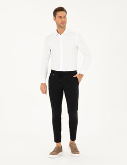 Beyaz Arm_rl_ Slim Fit Uzun Kollu G_mlek