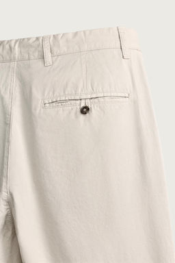 PANTAL?N CHINO STRAIGHT FIT PLIEGUES / Crudo - Zara фото 10