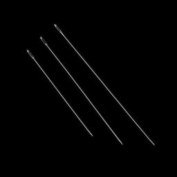 Цена за 2 шт. Иглы швейные, d=0.45 мм, 3.8-5.6 см, набор 12 шт