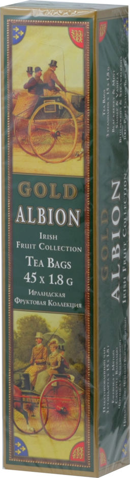 Albion. Ирландская Фруктовая Коллекция 81 гр. карт.пачка, 45 пак.