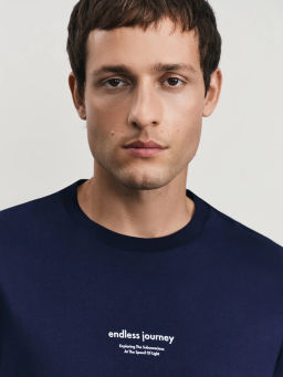 Футболка с принтом на груди / Zarina  фото 6