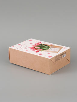 Цена за 3 шт. Коробка подарочная складная «С любовью», 16×23×7.5 см