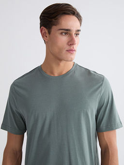 Bisiklet Yaka Penye Erkek Ti??rt