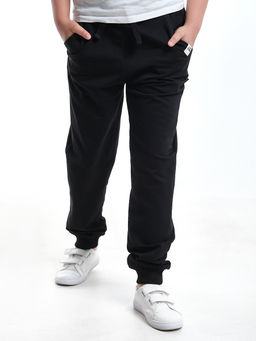 Брюки для мальчика на резинке черные 22-7612 черный