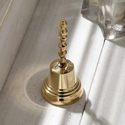 Колокольчик Валдайский Позвонок №2, полированный, с длинной ручкой, d=35 мм - Simaland фото 2