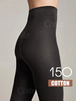 Колготки Conte Cotton 150 (32/1) - grafit - Conte elegant фото 4