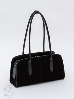 Сумка женская кожаная 8008-1SMS black Velina Fabbiano-Safenta