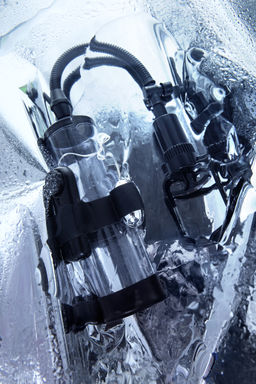 Механическая помпа для пениса Sexus Men Training Harald, ABS-пластик, черный, 64 см