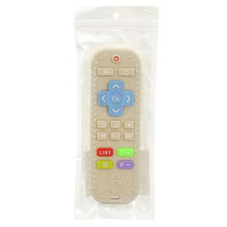 Прорезыватель для зубов «Пульт детский», бежевый, размер 16 см, Крошка Я