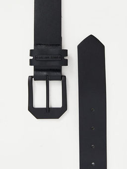 Deri G?r?n?ml? Erkek Kemer