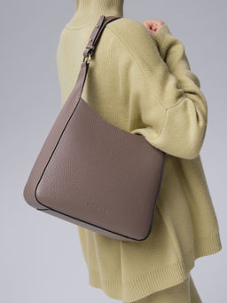 Кожаная сумка Azaro 31027 тауп