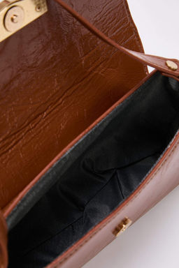 Kiremit K?r?s?k Cilt Kad?n Mini City Omuz Cantas? TAKAW26OC00079