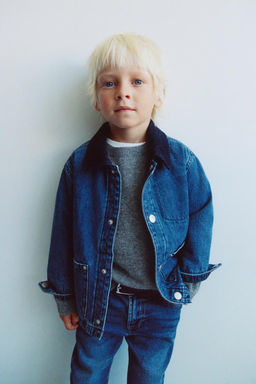 QUILTED DENIM JACKET - Zara фото 5