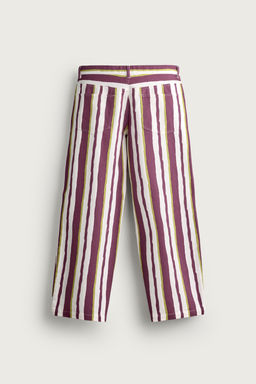 PANTAL?N STRAIGHT FIT RAYAS / Morado - Zara фото 7
