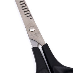 Ножницы филировочные для стрижки собак и кошек, пластиковые ручки, микс цветов - Пижон фото 4