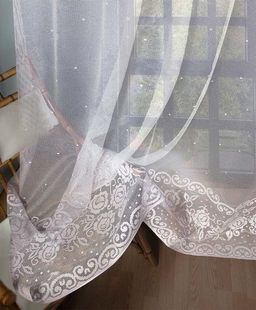 Арт. 349440/250, РЕТРО, белоснежный цвет, плотный фактурный рисунок, ГОТОВЫЕ ШТОРЫ, 349440/250, РЕТРО, белоснежный цвет, плотный фактурный рисунок
