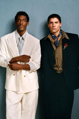 CORBATA 100%SEDA BORDADO WILLY CHAVARRIA X ZARA / Celeste  фото 2