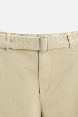 STRAIGHT-LEG TROUSERS WITH BELT - Zara фото 7