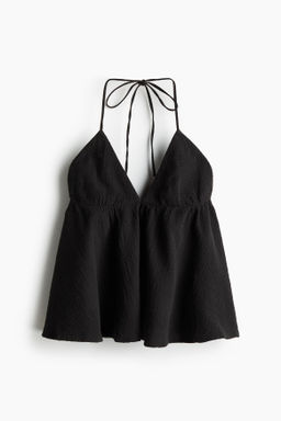 Cotton halterneck top - H&m фото 3