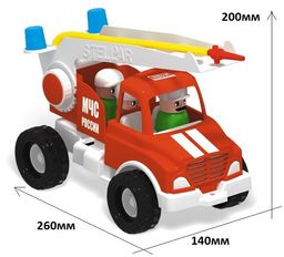 Пожарная машина 26*14*20см (01430, "Stellar")