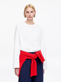Camiseta de manga larga relaxed fit - H&m фото 6