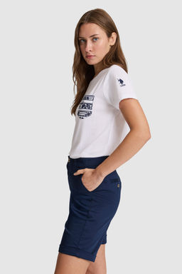 Kad_n Beyaz Bisiklet Yaka Ti__rt - U.s. polo assn фото 3