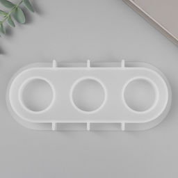 Молд силикононовый «Подсвечник. Лаконичность» 8 х 20 х 2,7 см