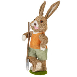 Фигурка декоративная "Заяц", L17 W11 H42 см